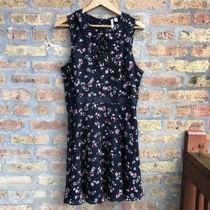Lauren Conrad Floral Dress with Lace Backing